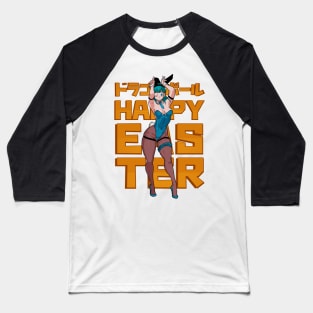 HAPPY EASTER - Bulma Bunny Baseball T-Shirt
